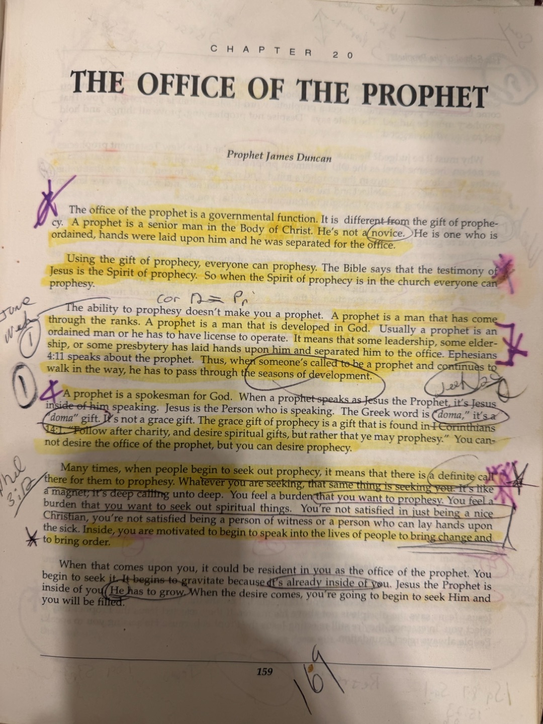Inside This Manual — Chapter 20: The Office of the Prophet